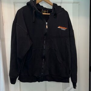 BNSF Railway train zip up hoodie XL